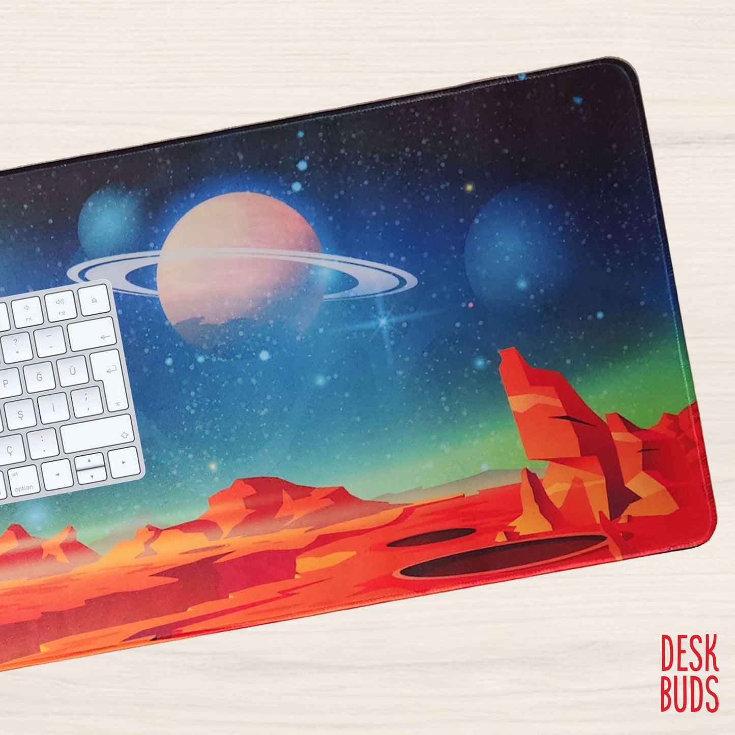 Red Planet Landscape Gamers Mat