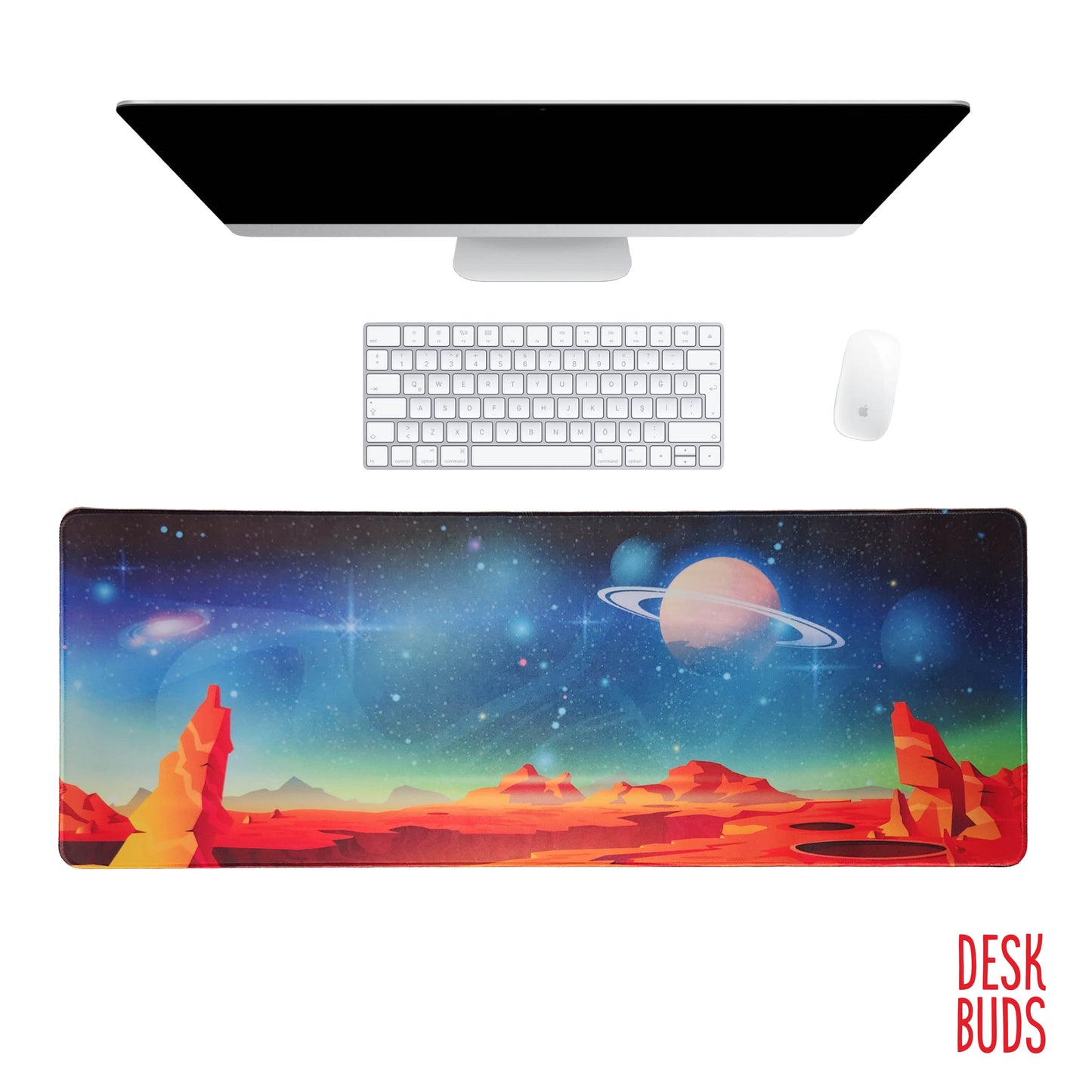 Red Planet Landscape Gamers Mat