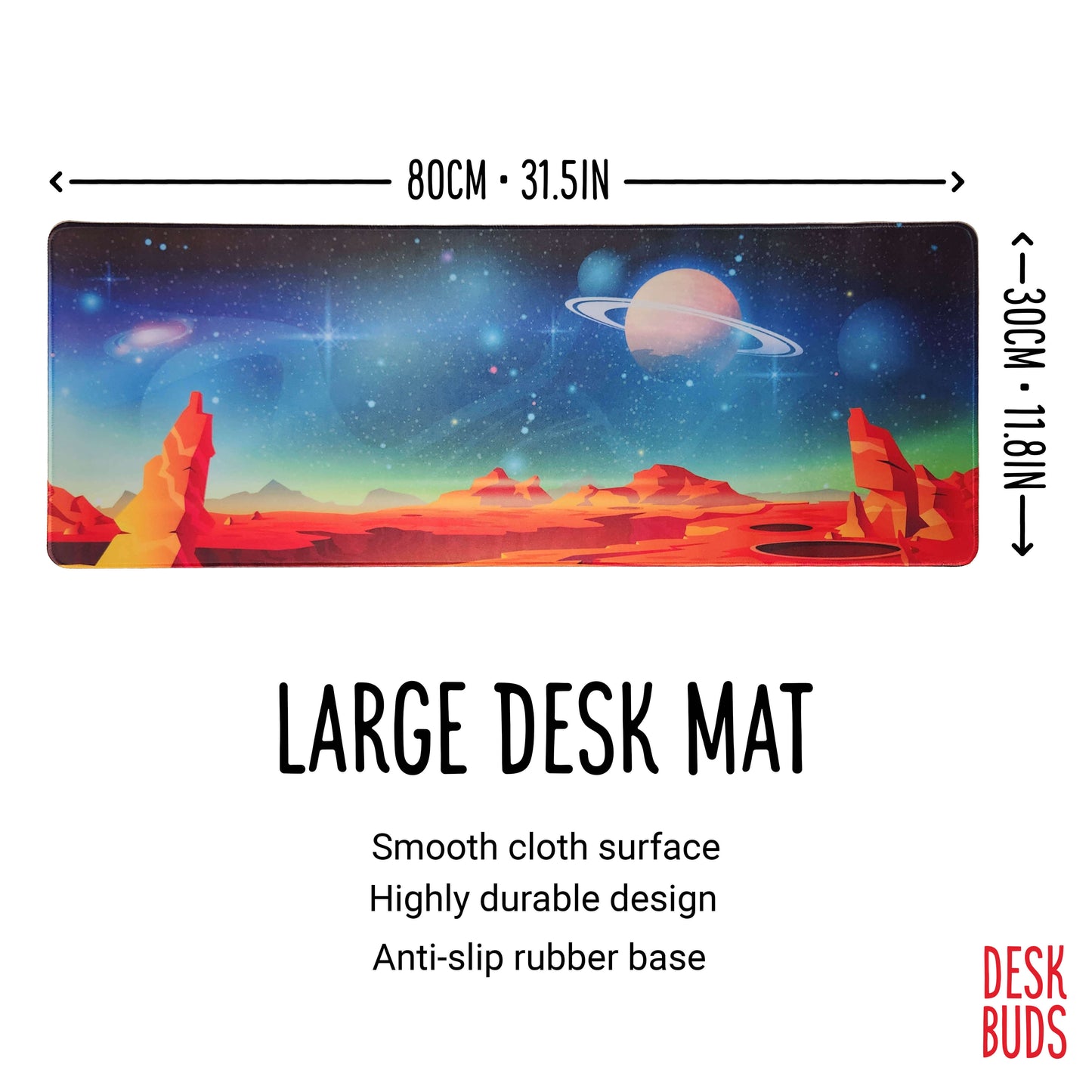 Red Planet Landscape Gamers Mat