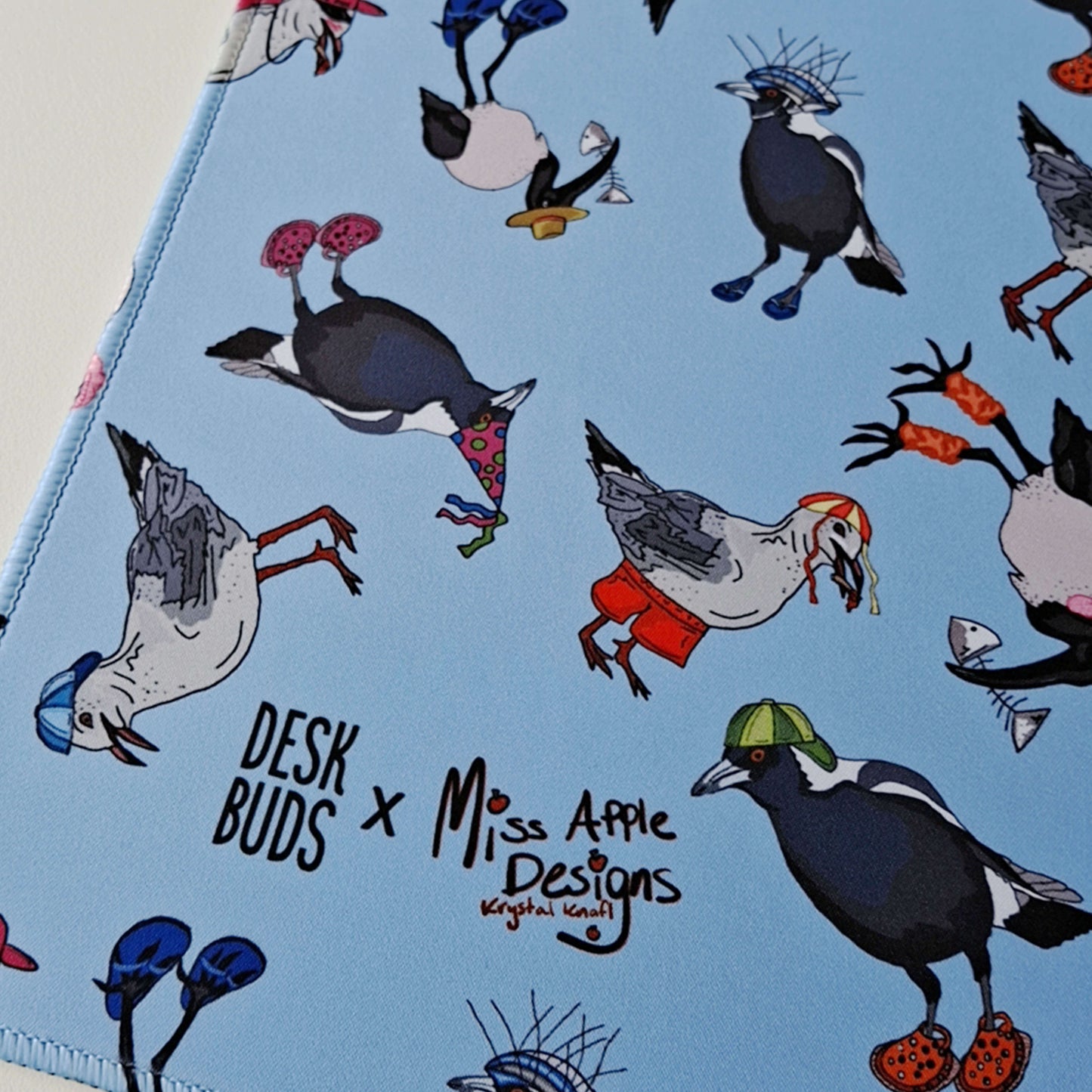 Birds with Hats by Miss Apple Designs
