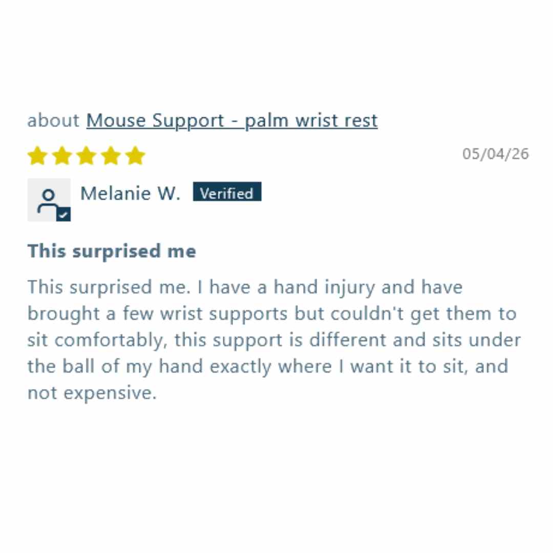 Mouse Support - palm wrist rest