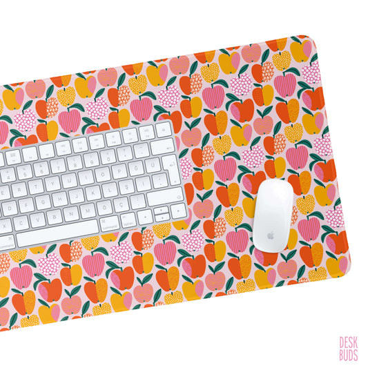 Abstract apples extra large desk mat 80x30cm