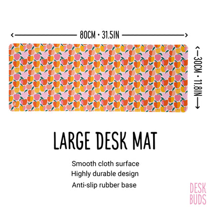 Abstract apples extra large desk mat 80x30cm