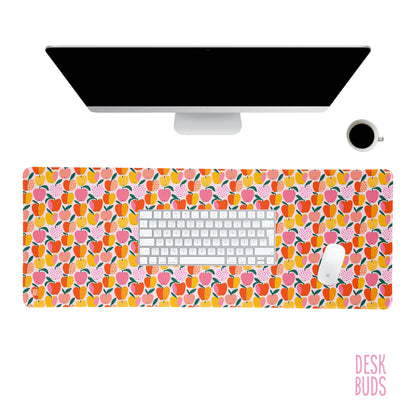 Abstract apples extra large desk mat 80x30cm