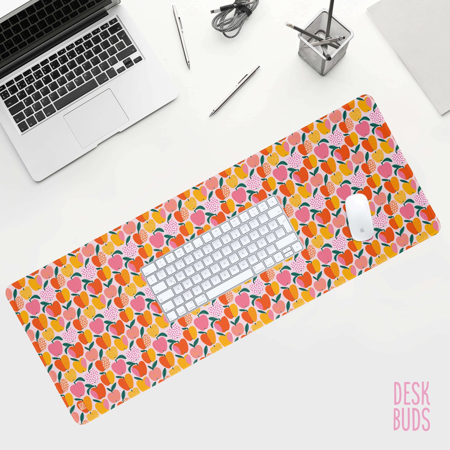 Abstract apples extra large desk mat 80x30cm