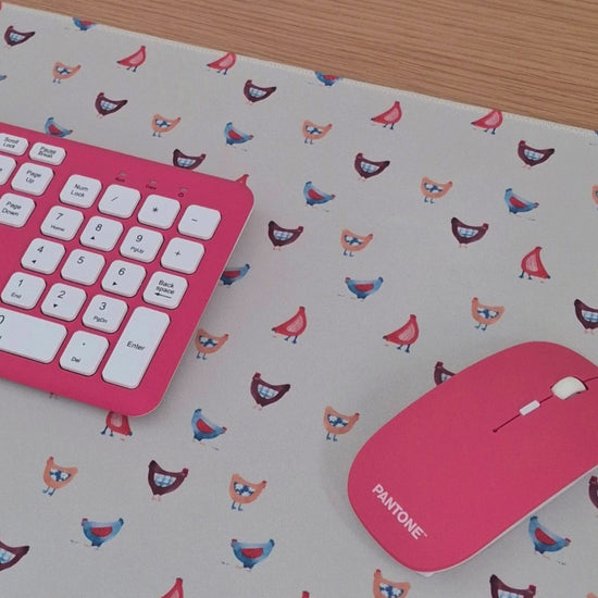 Video of Chicken desk mat