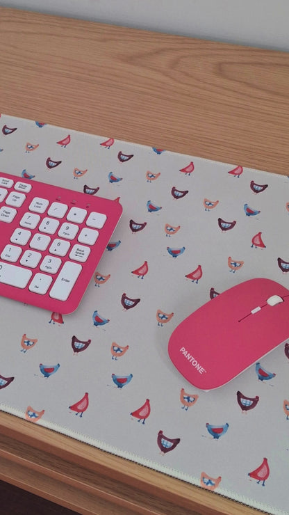 Video of Chicken desk mat